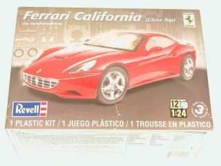 1/24 Revell Usa Ferrari California Close Top Exotic Car Plastic Scale Model Kit