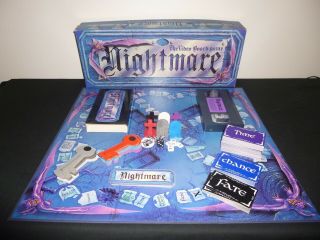 Nightmare The Video Board Game Vhs 1991 Chieftain Missing Bag & Instructions