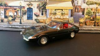 Built 1/24 Scale Heller Ferrari 365 Gtb/4 Daytona Model Car - Black
