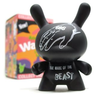 Kidrobot Andy Warhol Dunny Series 2 - 666 Mark Of The Beast 1/48 Chase 3 " Figure