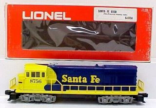 Lionel 6 - 8756 Santa Fe U36b Dummy Unit Ex/box