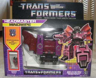 Transformers G1 Decepticon Headmaster Mindwipe Misb Rare