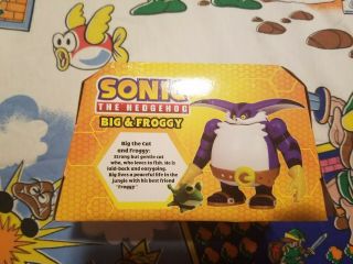 RARE Jazwares Sonic The Hedgehog Big The Cat and Froggy Figure Pack Toy 3