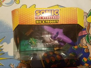 RARE Jazwares Sonic The Hedgehog Big The Cat and Froggy Figure Pack Toy 6