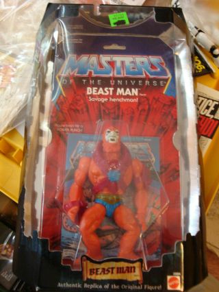 Motu Commemorative Beast Man,  Moc,  Misb Masters Of The Universe He - Man