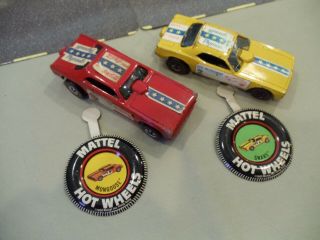 Two Hot Wheels: 1970 Snake And Mongoose W/buttons - Filler Or Restore