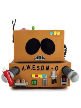 Kidrobot Southpark - “a.  W.  E.  S.  O.  M.  - O” 8 Inch And 3 Inch Gid Version 2 Total