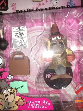Palisades Pink Panther Exclusive Blown - Up Inspector Clouseau Action Figure Nib