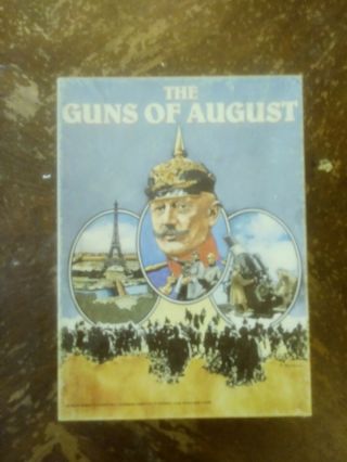 The Guns Of August / Avalon Hill / World War I Board Game / 1981