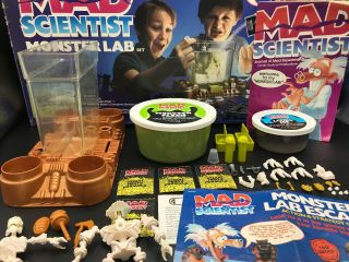 Vintage 1986 Mattel Mad Scientist Monster Lab Playset & Box