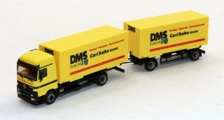 Marklin Swiss (3) Flat Cars w/Container Load OBB MISSING (1) Truck - NO BOX HO 7
