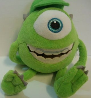 Disney Pixar Monster Inc.  Mike Wazowski Stuff Plush Toy Green One Eye Monster