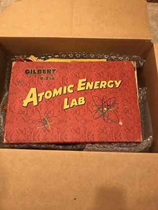 Vintage Gilbert Atomic Energy Nuclear Radiation Robot Space Toy Lab Chemistry