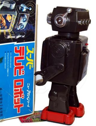 Horikawa Japan Robot Tin Toy Battery Operated Vintage TV Dino Version Godzilla 2