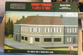 Flames Of War Battlefield In A Box - Pre Painted Corner Shop