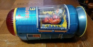 1962 MODERN TOYS SPACE CAPSULE 6 TIN LITHO BATTERY OPERATED TOY SPACE SHIP 2