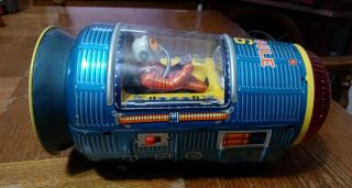 1962 MODERN TOYS SPACE CAPSULE 6 TIN LITHO BATTERY OPERATED TOY SPACE SHIP 5