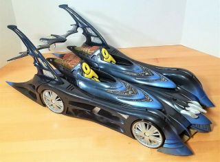 Dc Batman 20 " Batmobile With Detachable Robin Cycle 2 In 1 Vehicle 2003 Mattel