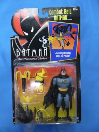 Btas Combat Belt Batman The Animated Series 1993 Kenner Complete On Opened Card