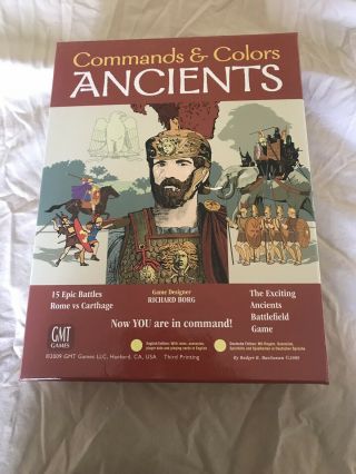 Commands And Colors Ancients - Gmt Games Unplayed.