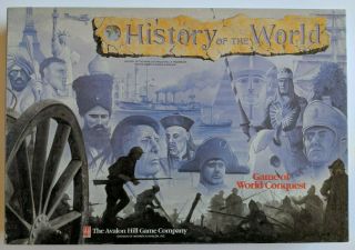 History Of The World Board Game Avalon Hill 1993 Game Of World Conquest
