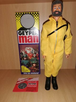 Action Man Gi Joe Action Team Geyperman Reedition Basic Figure Yellow Outfit