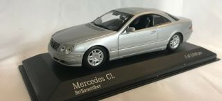 Minichamps 1/43 Scale 430038024 - 1999 Mercedes Benz Cl - Brilliant Silver