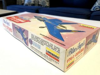 Vintage Model Airplane kit.  Lindberg Blue Angels Series F7U - 1 Cutlass. 2