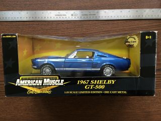 Ertl Collectibles American Muscle 1:18 1967 Shelby Gt - 500