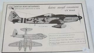 1/48 Koster Aero Enterprises For Fw - 190 And Mosquito Conversions