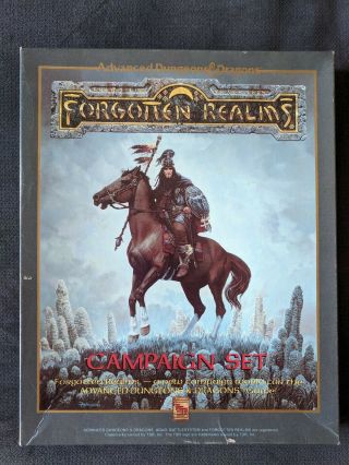 1st Edition 1987 Ad&d: Forgotten Realms Campaign Set Tsr 1031