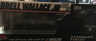 Darrell Wallace Jr 2018 Click N Close Test Car 1:24 Diecast