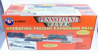 Fantastic Lionel O Gauge 6 - 30037 Pennsylvania Flyer Freight Expansion Set