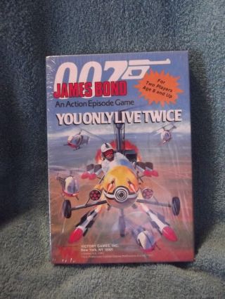 1985 James Bond 007 You Only Live Twice Action Game Mib