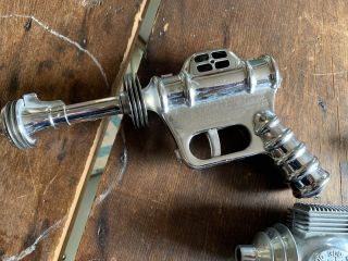 Vintage 1940 ' s Daisy Buck Rogers U - 235 Atomic Pistol Space Ray Gun Pressed Steel 2