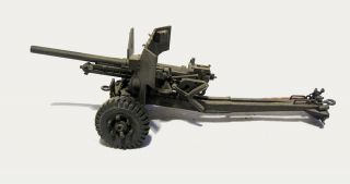 1/35th Scale Built - Up Model Of A Wwii British 57mm " 6 Pounder " Anti - Tank Gun