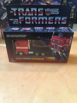 Transformers G1 Optimus Prime Walmart Reissue Collectible Figure