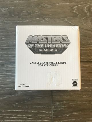 Masters Of The Universe Classics Castle Grayskull Stands Motuc Mib