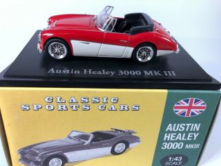 Atlas Editions 1/43 Scale Austin Healey 3000 Mk Iii