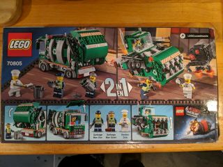 The LEGO Movie 70805 TRASH CHOMPER Garbage Truck Vehicle Boxed Set w/ 3 Minifigs 2