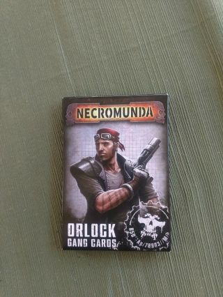 Games Workshop Necromunda Underhive Orlock Gang Cards Set