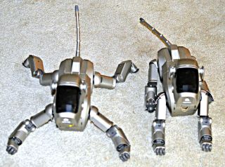 2 Vintage 1999 Sony Aibo Ers - 110 Robot Dogs With Ears First Ever Made