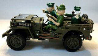 Gate Beetle Bailey Willys Jeep With Figures Beetle Sarge Snorkel Otto