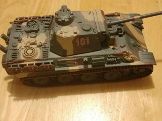 21st Century Toys WWII German Panther Tank 101 Tan Camo 1/32 2