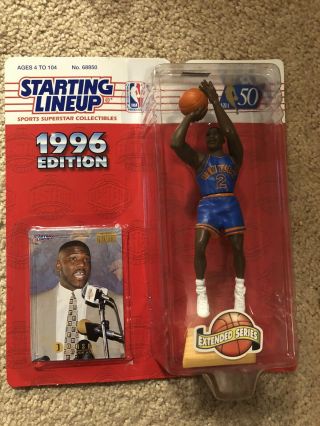 Larry Johnson York Knicks Starting Lineup Slu 1996 Nba Action Figure & Card