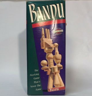 1991 Milton Bradley Bandu The Stacking Game That 
