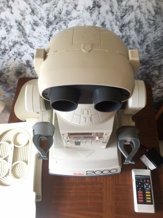 TOMY Omnibot 2000 Robot Vintage 1980’s Toy w/ Remote 5