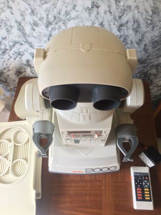 TOMY Omnibot 2000 Robot Vintage 1980’s Toy w/ Remote 6