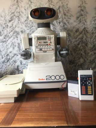 TOMY Omnibot 2000 Robot Vintage 1980’s Toy w/ Remote 8