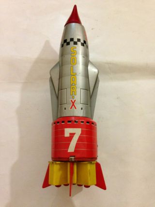 Rare Antique Tin Toys Space Solar X S - X7 Rocket 16 " Nomura Battery